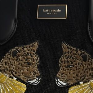 Kate Spade Black and Gold Tote Bag